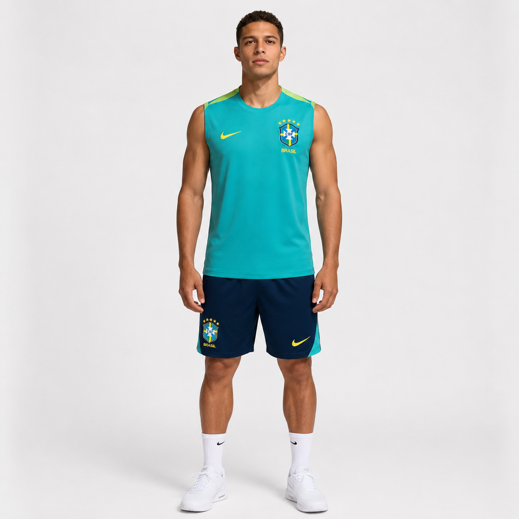 Conjunto Treino Brasil 2025 Verde - Fan Version Brazil