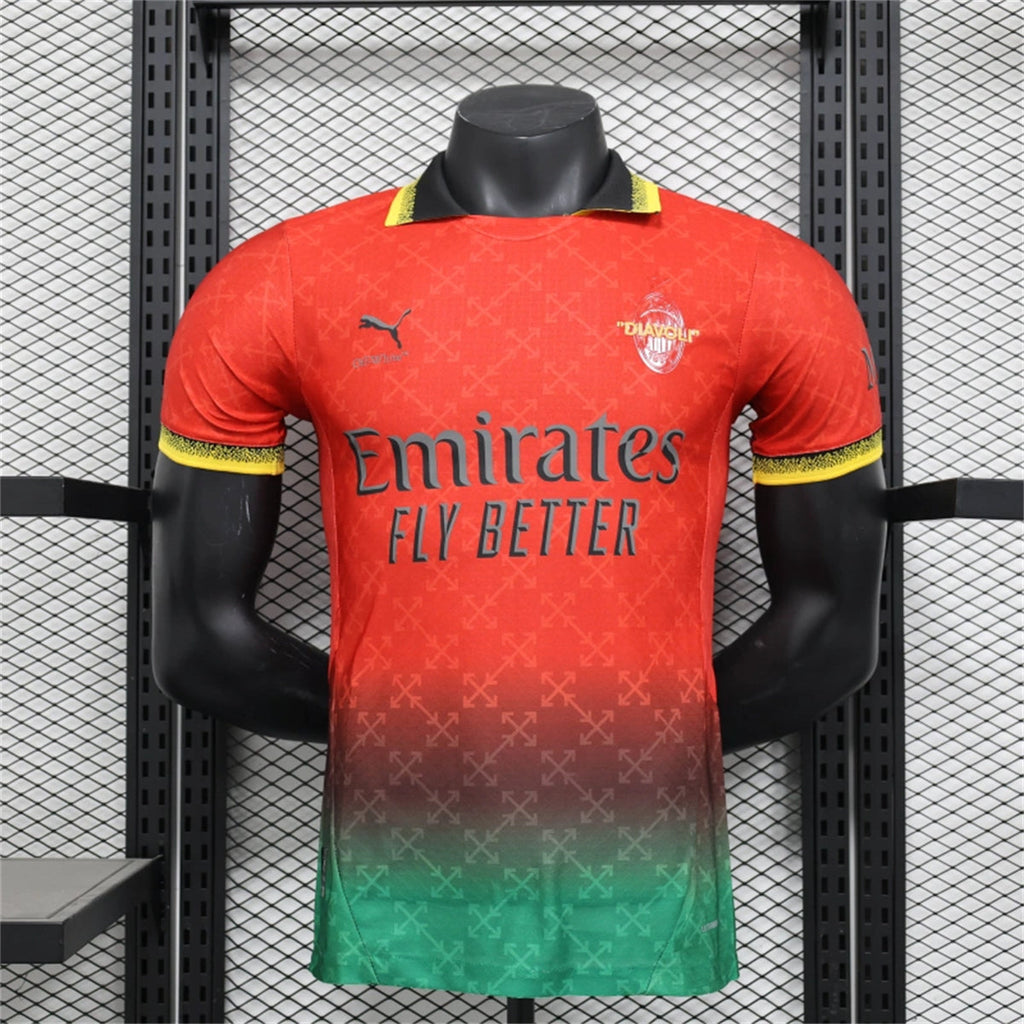 AC Milan 25/26 Commemorative Edition Jersey - Red - Player Version - Slim Fit
