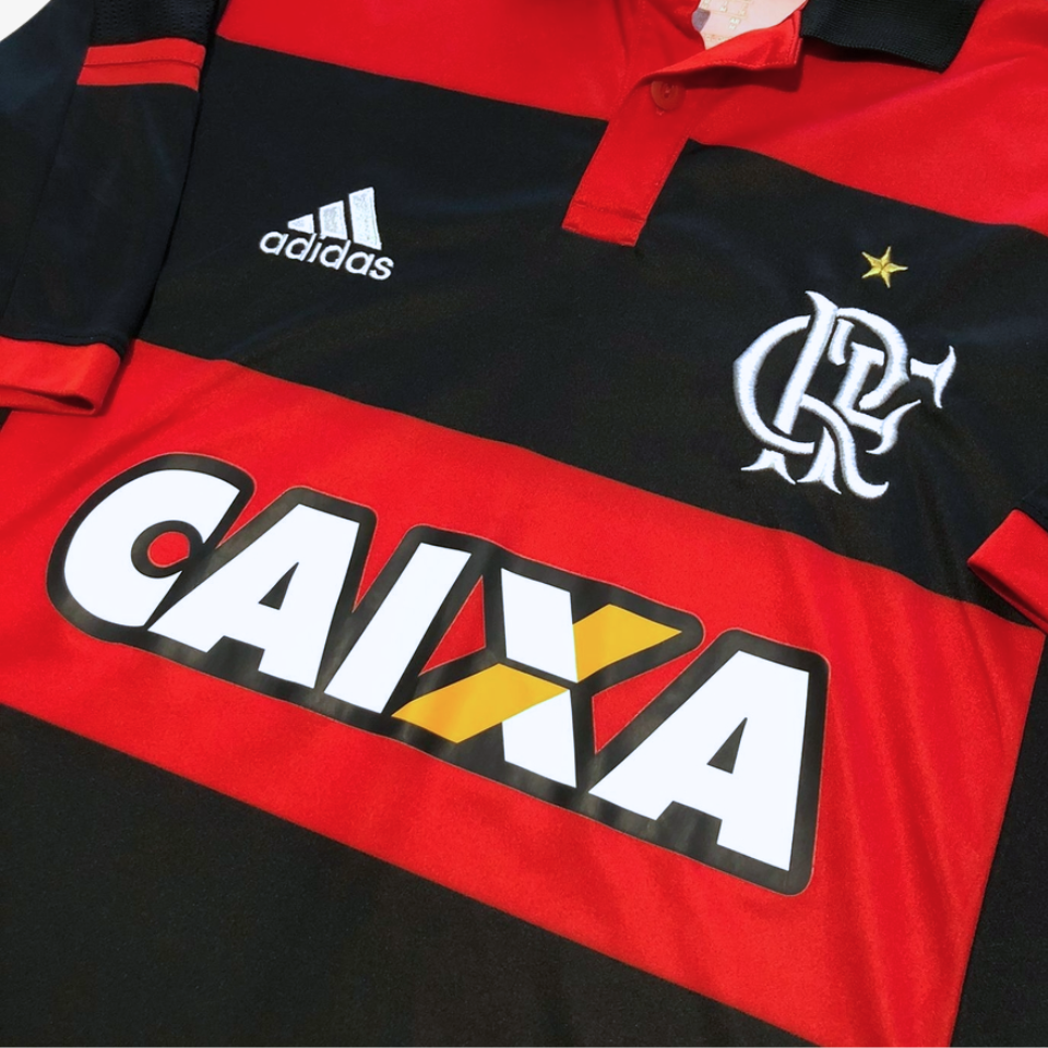 Jersey Adidas Flamengo 2014 I Retro com Patrocinadores