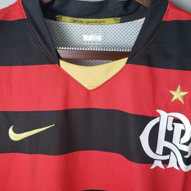 Jersey Flamengo Retro 2009 Vermelha e Preta - Nike