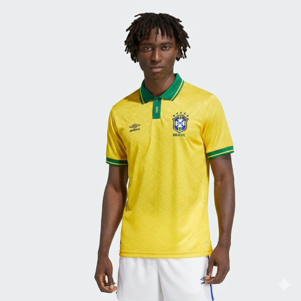 Jersey Retro National Team Brasil 1991/92 I