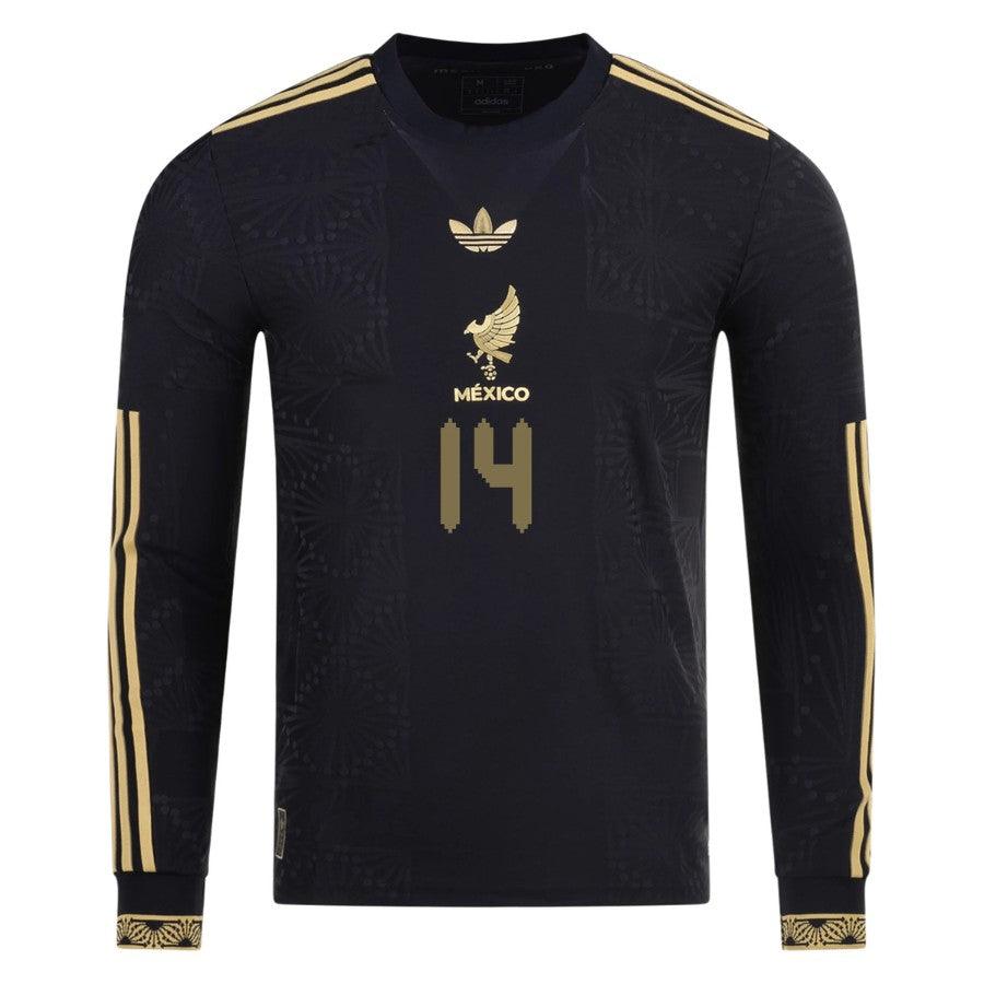 Mexico Chicharito 2025 Special Edition Long Sleeve Authentic Player [Slim Fit] Player Third Jersey by