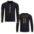 Mexico Santiago Giménez 2025 Special Edition Long Sleeve Authentic Player [Slim Fit] Player Third Jersey by