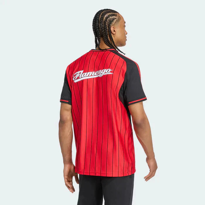 Flamengo Home Jersey 2025/26 - Version Baseball US Pack [Slim Fit]