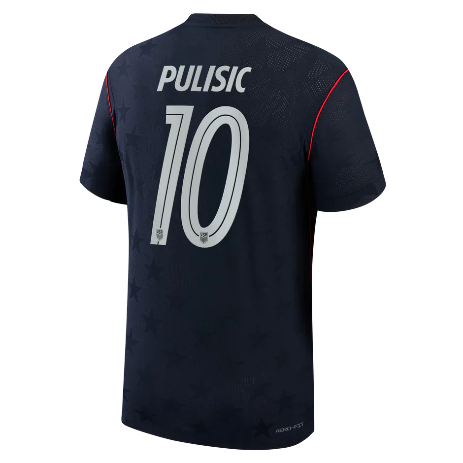 Pulisic #10 USA 2026 Away Match Jersey Blue World Cup Player [Slim Fit]