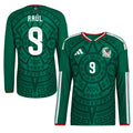 Mexico Home RAÚL 9 Authentic Player [Slim Fit] Player Long Sleeve Shirt 2026 World Cup