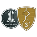 Patches Libertadores 3 Trophies