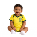 Body Baby Brazil Amarelo/Verde Brasil Word Cup 2026