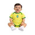 Body Baby Brazil Amarelo/Verde Brasil