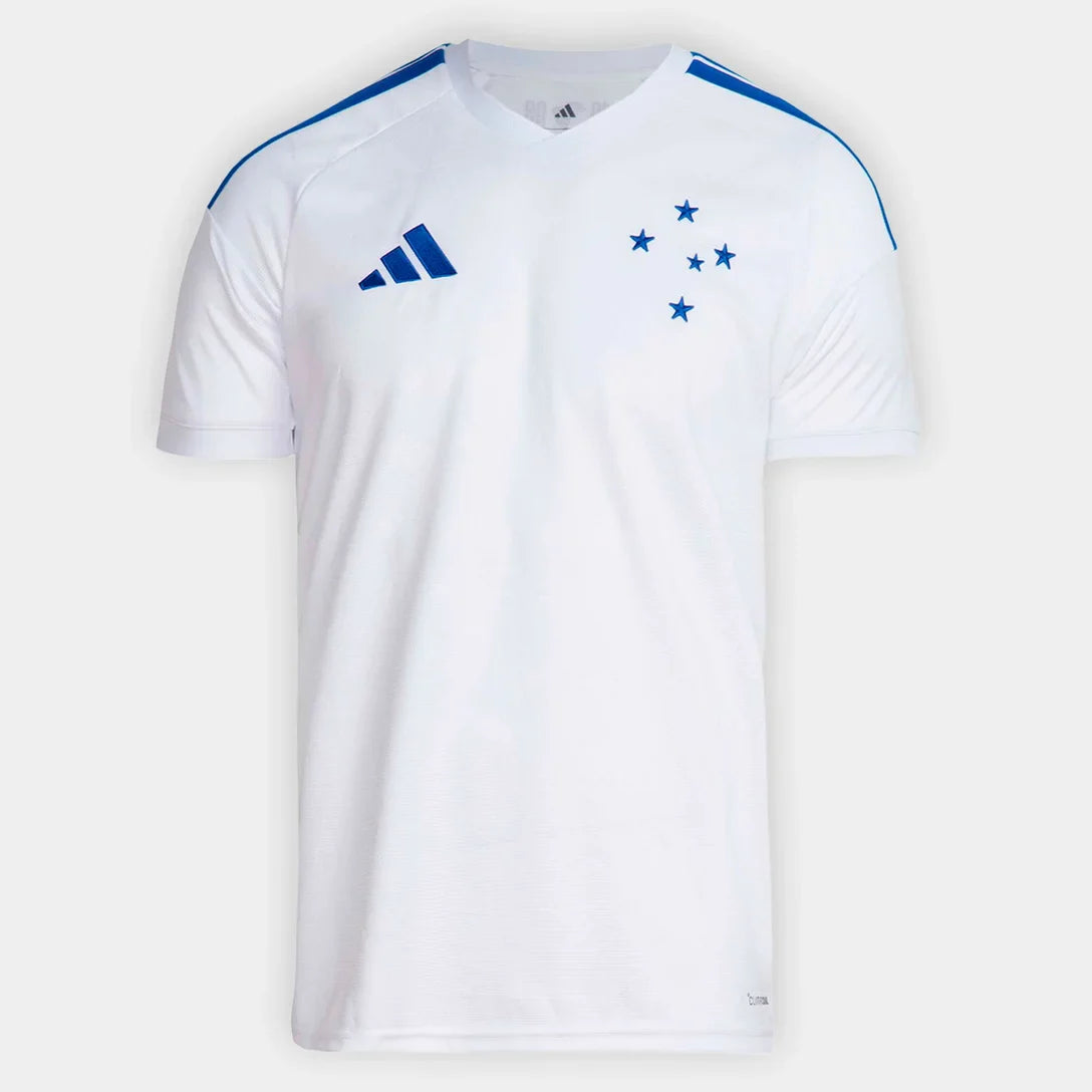 Cruzeiro II 26/27 Adidas Masculina - Branco+Azul - Fan Version