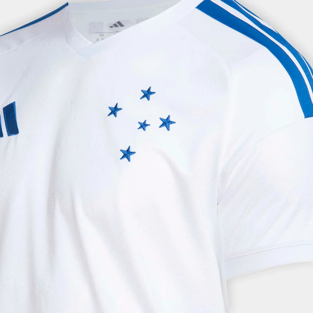 Cruzeiro II 26/27 Adidas Masculina - Branco+Azul - Fan Version