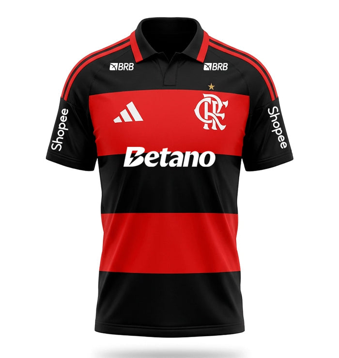 Flamengo 26/27 Home Jersey #10 ARRASCAETA- with Sponsors - Fan Version (Copy)