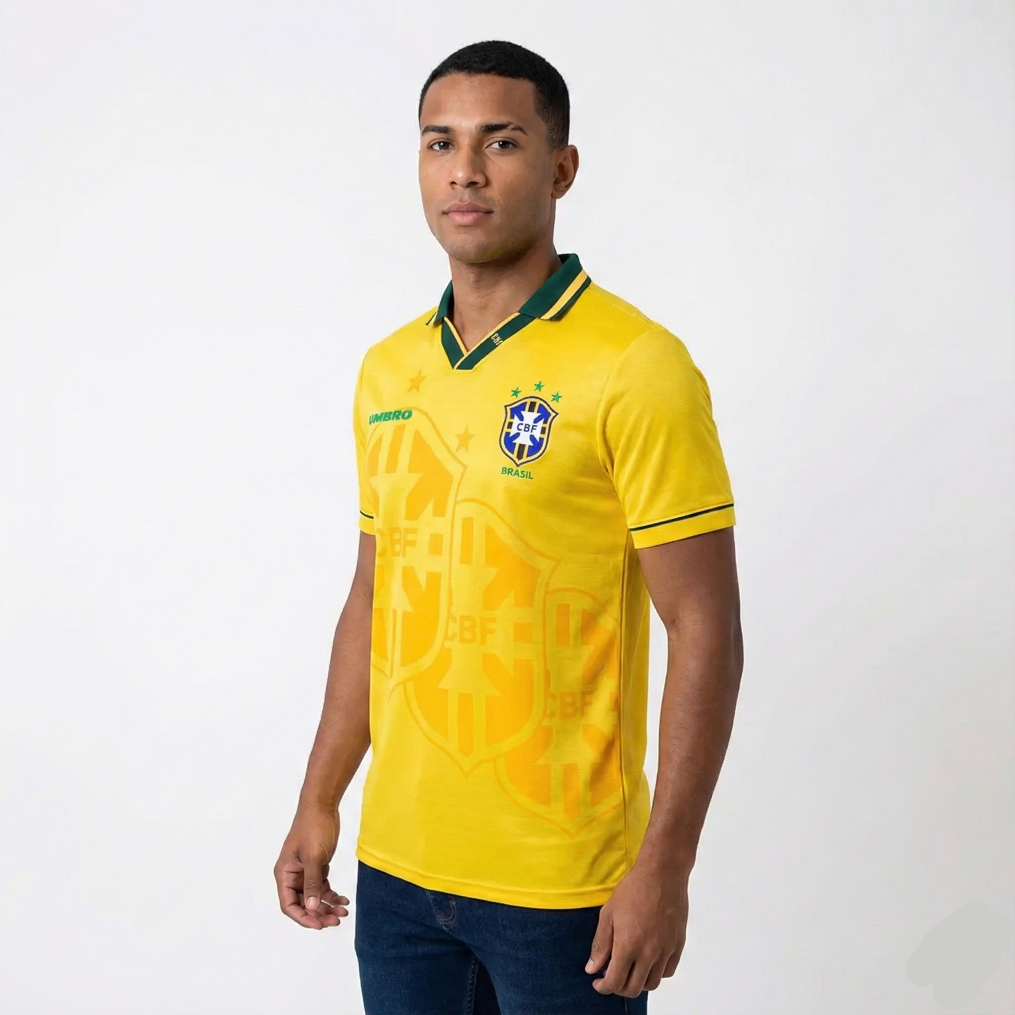 Jersey Retro National Team Brasil 1994 I