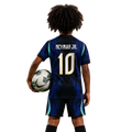 Brazil Away 2026 World Cup Neymar Jr. #10 - Kit Kids Brasil