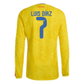 Luis Diaz Long Sleeve Colombia Home - Fan Version World Cup 2026
