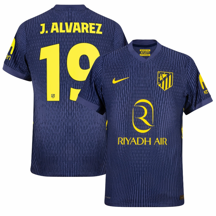 Atlético Madrid Julián Alvarez 19 Away Authentic Player [Slim Fit] Player [Slim Fit] Player [Slim Fit] Player 2025/26
