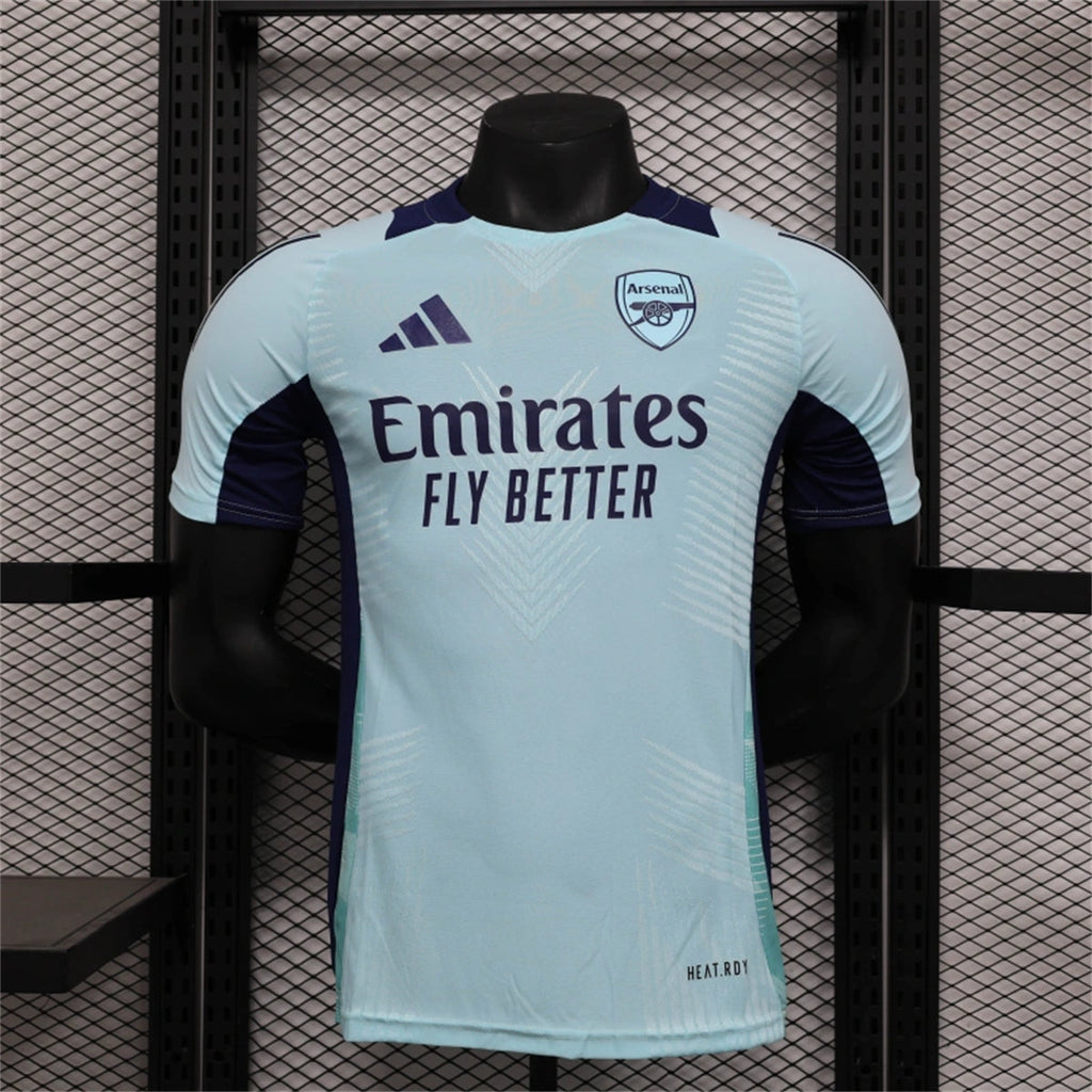 Arsenal 24/25 Pre-Match Jersey - Light Blue - Player Version - Slim Fit