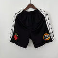 Short Vasco da Gama Retrô 2000 - Kappa Masculino - Preto e Branco