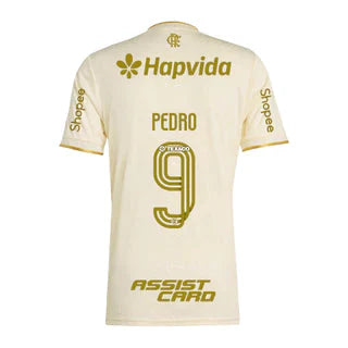 Manto Flamengo Jogo 3 2025/26 – Fan version All Sponsor #9 Pedro