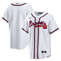 Jersey MLB Atlanta Braves I Torcedor Masculina Branca