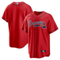 Jersey MLB Atlanta Braves II Torcedor Masculina Vermelha