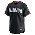 Jersey MLB Baltimore Orioles Black City Connect Adley Rutschman 35 Torcedor Masculina Preta