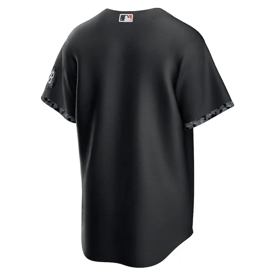 Jersey MLB Baltimore Orioles Black City Connect Torcedor Masculina Preta