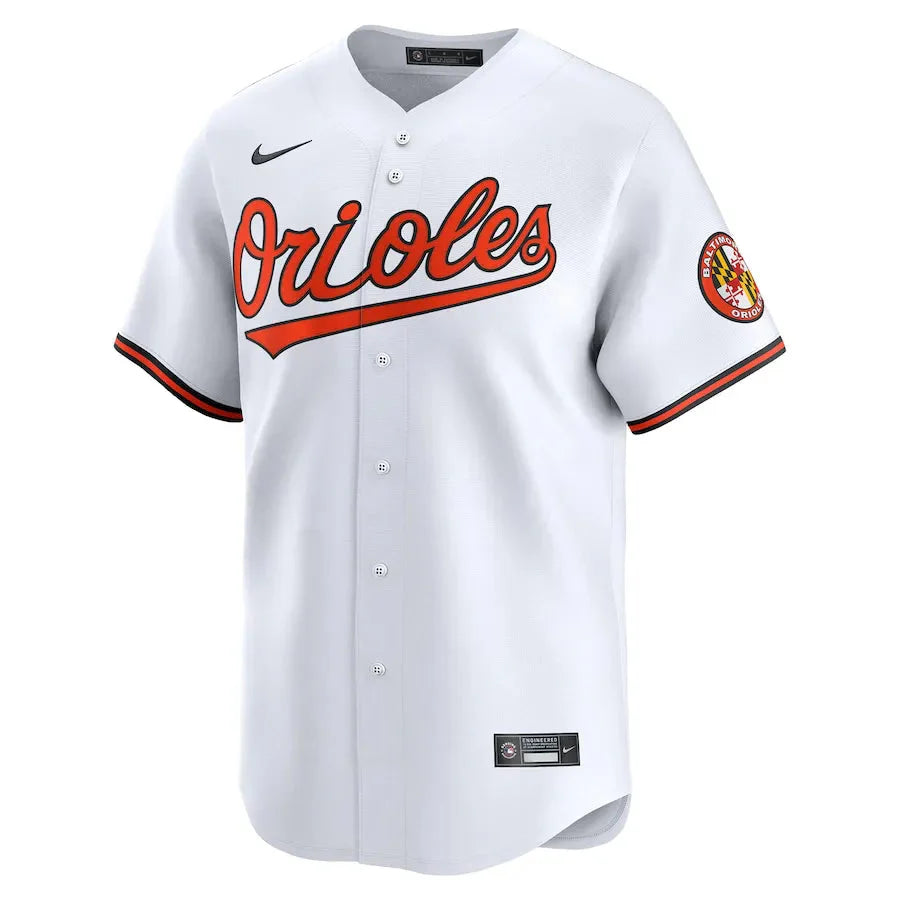 Jersey MLB Baltimore Orioles White Home Torcedor Masculina Branca