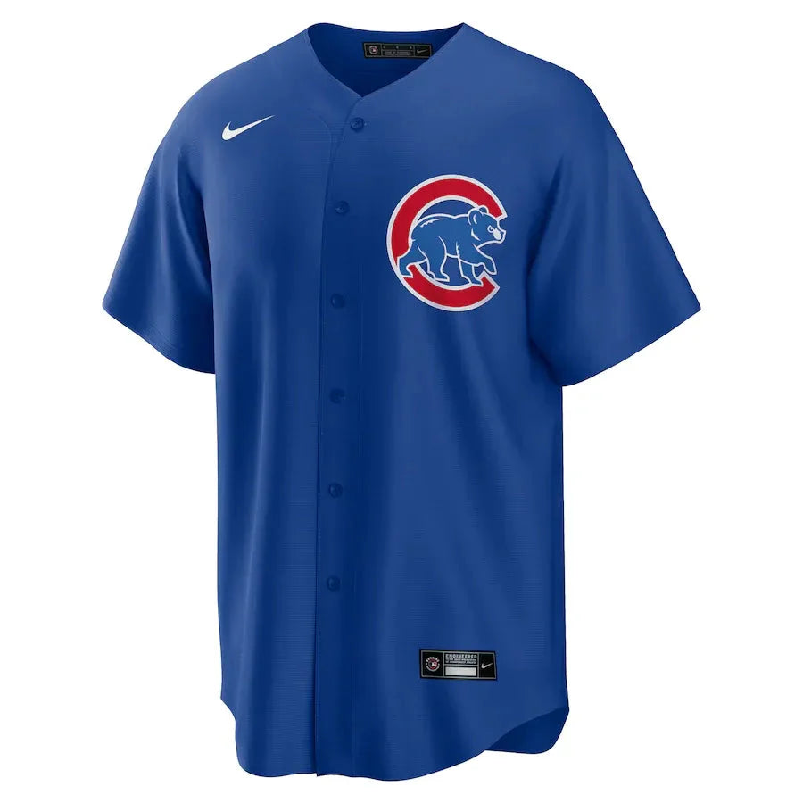 Jersey MLB Chicago Cubs Alternate Torcedor Masculina Azul