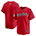 Jersey MLB Cleveland Guardians Red Alternate Limited Jersey Masculina Vermelha