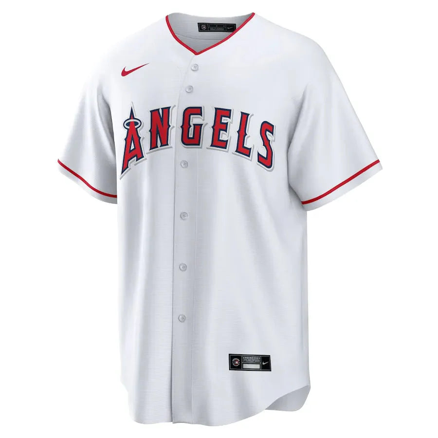 Jersey MLB Los Angeles Angels White Home Torcedor Masculina Branca