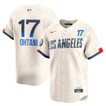 Jersey MLB Los Angeles Dodgers City Connect Torcedor Masculina Bege Shohei Ohtani 17