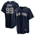 Jersey MLB New York Yankees Alternativa Torcedor Masculina Azul Marinho Aaron Judge 99