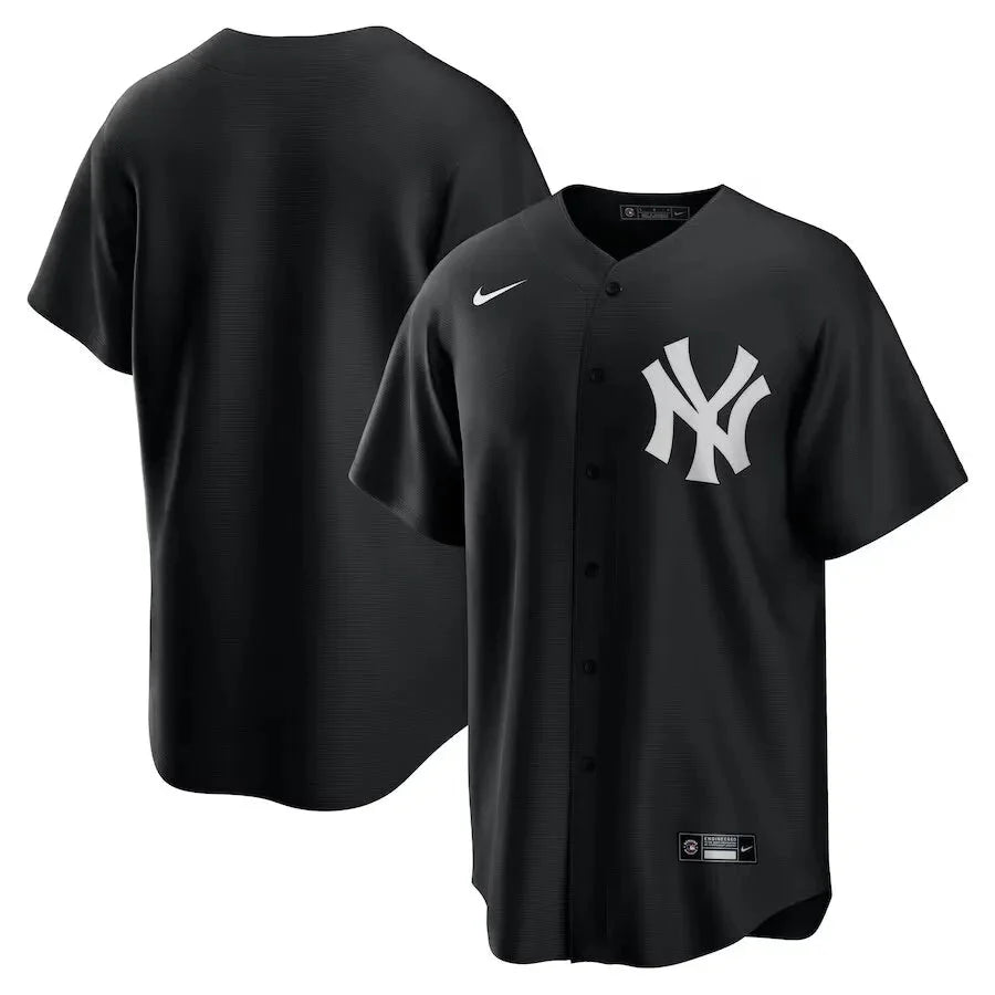 Jersey MLB New York Yankees Torcedor Masculina Preta
