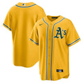 Jersey MLB Oakland Athletics Alternate Torcedor Masculina Amarela