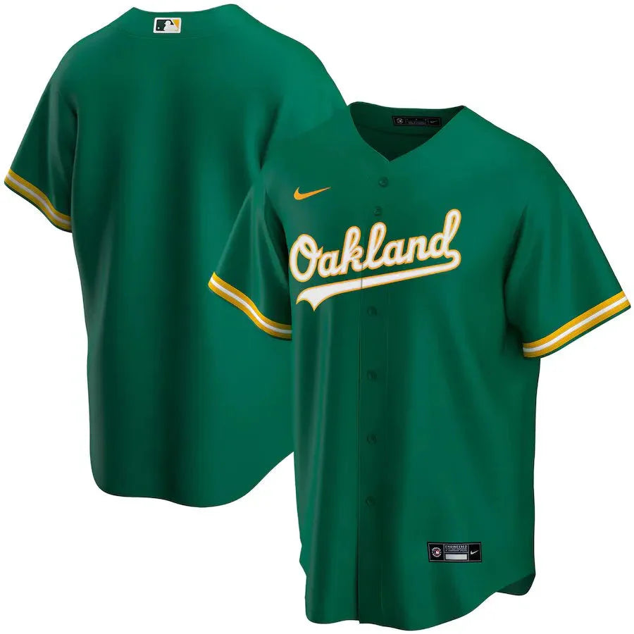Jersey MLB Oakland Athletics Alternate Torcedor Masculina Verde