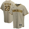 Jersey MLB San Diego Padres Road Torcedor Masculina Listrada Listrada Marrom Tatis Jr. 23
