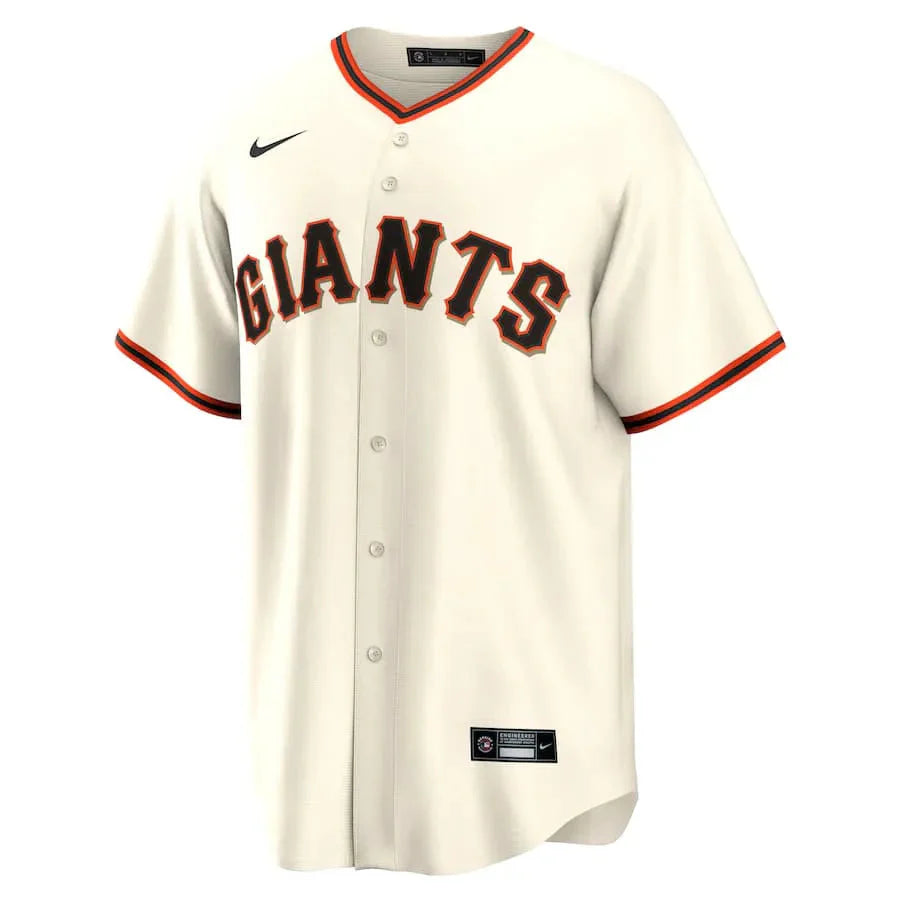 Jersey MLB San Francisco Giants I Torcedor Masculina Bege Brandon Crawford 35