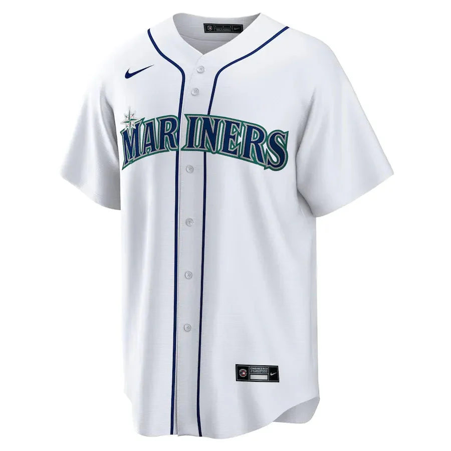 Jersey MLB Seattle Mariners Home Torcedor Masculina Branca