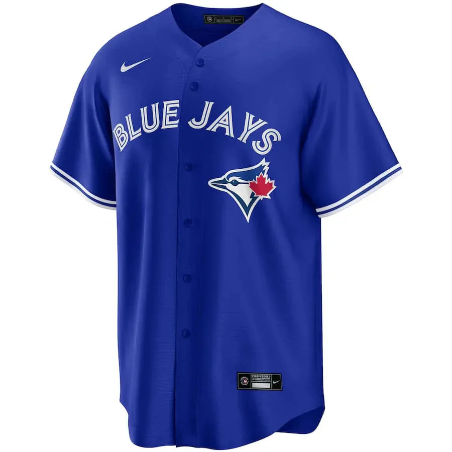 Jersey MLB Toronto Blue Jays II Torcedor Masculina Azul Bo Bichette 11
