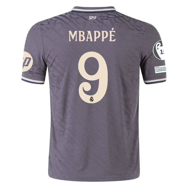 Kylian Mbappe Real Madrid 24/25 III Third Jersey - Player Version - Slim Fit
