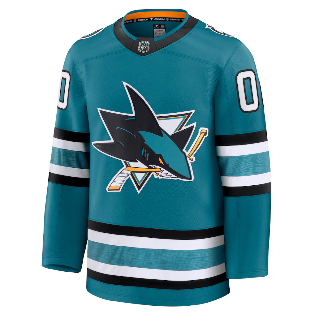 San Jose Sharks Macklin Celebrini Fanatics Teal Home Breakaway Jersey