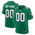Philadelphia Eagles - Kelly Alternate Custom Game Jersey - Green