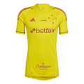 Cruzeiro 24/25 Goalkeeper Jersey - Yellow - with Sponsors - Fan Version