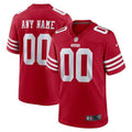 San Francisco 49ers - Scarlet Custom Jersey