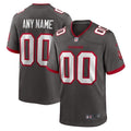 Tampa Bay Buccaneers - Pewter Alternate Custom Game Jersey